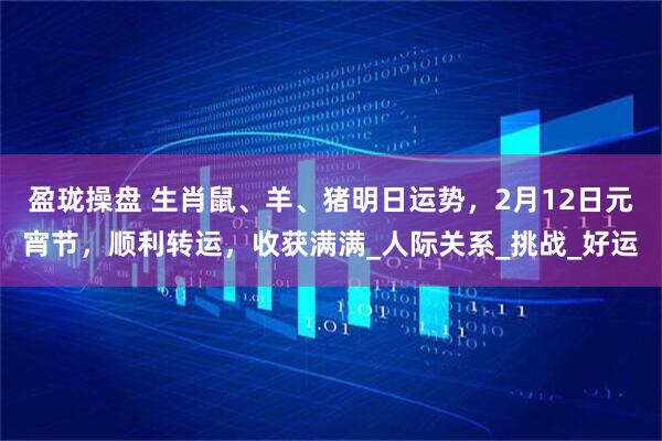 盈珑操盘 生肖鼠、羊、猪明日运势，2月12日元宵节，顺利转运，收获满满_人际关系_挑战_好运